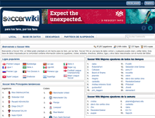 Tablet Screenshot of es.soccerwiki.org